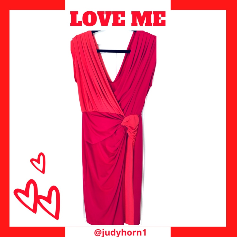 Orange and Pink Women’s Dress